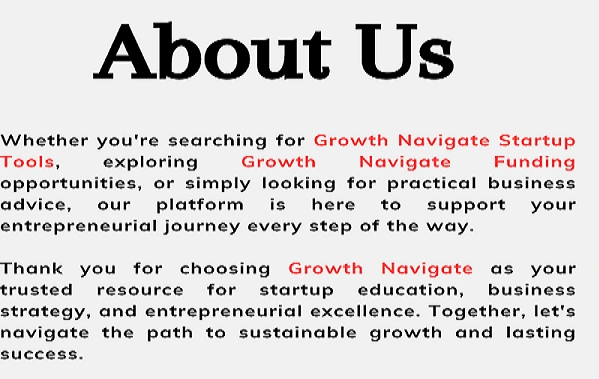 growth navigate startup tools